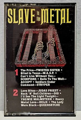 Slave To The Metal (Cassette Tape, 1985) Various Heavy Metal Bands - Image 1 of 4