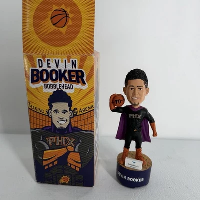 Devin Booker Phoenix Suns Superhero Talking Bobblehead - SGA 70 Points NBA - Image 1 of 2