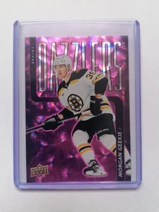 Trading Card NHL Saison 2025 /26 UD Series 1 DAZZLER PINK MORGAN GEEKIE BRUINS  - Bild 1 von 2