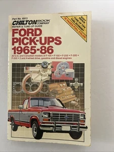 Chilton Ford Pick Ups 1965-86 All Models Repair And Tune Up Guide - Picture 1 of 16
