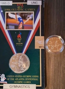 1995-D Olympic Gymnastics ๐
SILVER 1$ US Mint Sealed W/FREE 1996 Clad Soccer๐
- Picture 1 of 7