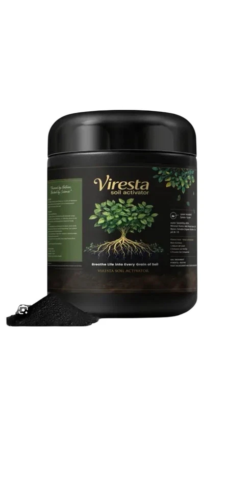 Viresta Revitalizador de Suelos 13.8oz - Potenciador de Fertilizante de Césped y Jardín Ácido Húmico Foto 1 de 1