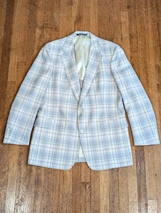 Vintage Austin Reed Of Regent Street Herren Pastell Kariert Sport Mantel Jacke Blazer - Bild 1 von 14