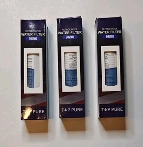 3 Pack - Top Pure Refrigerator Water Filter 9690 New In Box - Picture 1 of 5