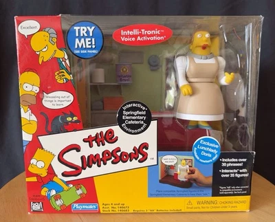 Los Simpson 2002 🔥 Springfield Elementary Cafetería ~ Lunchlady Doris 🔥 Playmates Foto 1 de 4