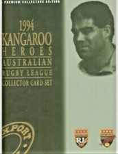 1994 Dynamic Marketing Kangaroo Heroes Australian Rugby League Collector Cards 