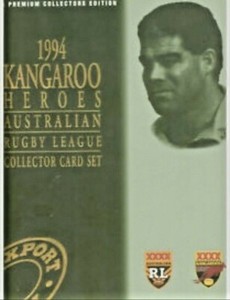 1994 Dynamic Marketing Kangaroo Heroes Australian Rugby League Collector Cards 