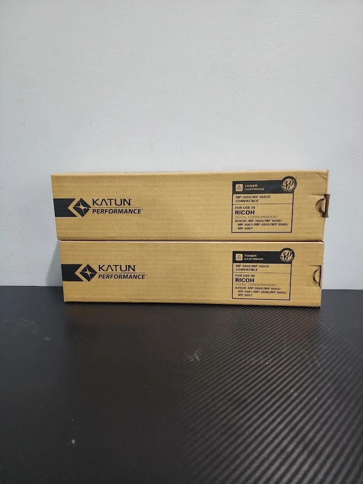 Cartucho de tóner negro Katun 841346 paquete de 2 para Aficio MP 3500, 4000, 4001, 4002, Foto 1 de 1