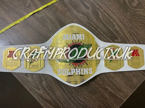 Miami Dolphins NFL Championship Belt Cover