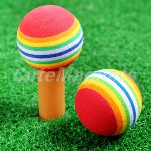 10/20/50 Soft Golf Swing Practice Foam Balls Sponge Practice Rainbow Balls EVA - Picture 1 of 12