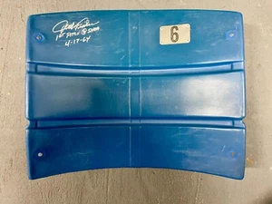 New York Mets signed seat panel by Jack Fisher 1st pitch at Shea Stadium 4/17/64 - Picture 1 of 3