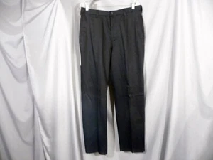 New Haggar H26 Black Dress Pants - Men's Size 34 X 32 Stretch No Iron Expandable - Picture 1 of 5