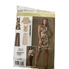 Simplicity 2938 Misses Dress Top Pants Jacket Size 10 To 18 Sewing Pattern Uncut
