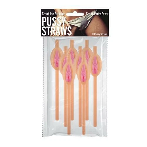 HOTT PRODUCTS UNLIMITED Pussy Straws 8Pcs/Pack