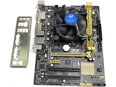 ASUS Scheda Madre H81M2 Rev:1.02 - DDR3 Matx Presa 1150 + Dissipatore E - Immagine 1 di 4