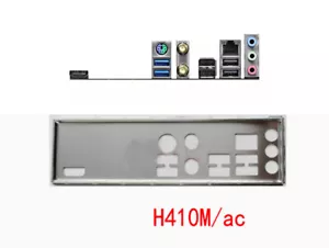 Shield I/O IO Backplate For ASRock H410M/ac Motherboard - Picture 1 of 1