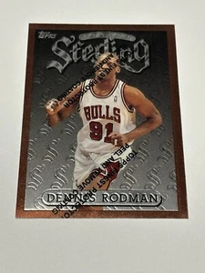 1996-97 Topps Finest Common - Bronze Dennis Rodman Common Bronze #5 HOF - Picture 1 of 6