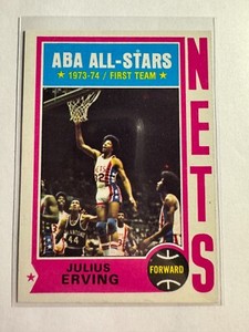 K158,476 - 1974-75 Topps #200 Julius Erving AS1 UER