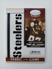 2008 Leaf Certified FOTG John Stallworth Jersey Patch Card #/15