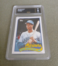 1989 Topps Traded KEN GRIFFEY JR #41T Rookie Graded 9 Mint