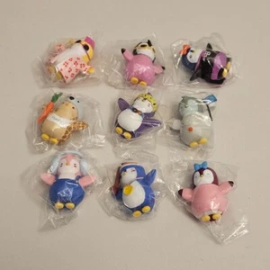 LOT OF 9 Pudgy Penguins Blind Bag Mini Mystery Figure Loose Carrot Flag Medal - Picture 1 of 5