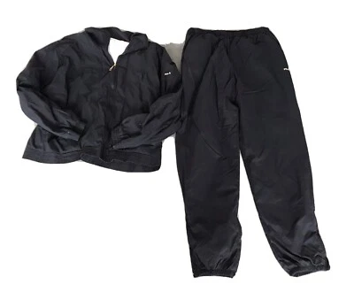Conjunto de pantalón de nailon negro Fila para mujer ropa de calle chándal ropa deportiva talla 12 Foto 1 de 4