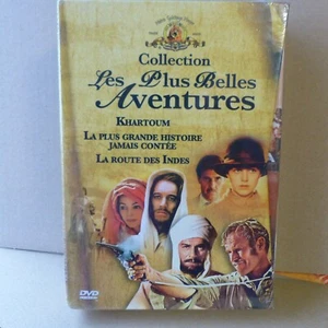4X DVD Coffret Les plus belles aventures Khartoum Route des indes Plus grande  - Picture 1 of 3