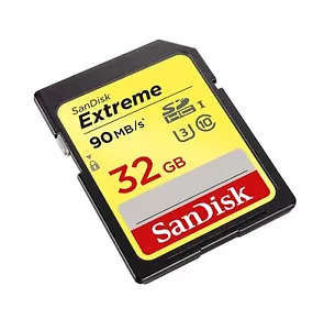 Sandisk 32G extreme FS C100 4K HD SD card for Canon EOS C100 cinema camera - Picture 1 of 3