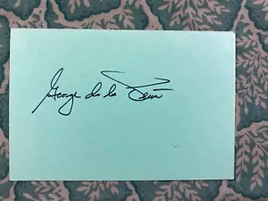 George de la Peña - Mighty Aphrodite - Brain Donors - Nijinsky - Autographed - Picture 1 of 2