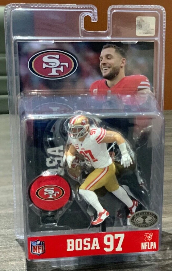 Nick Bosa San Francisco 49ers McFarlane NFL Football Legacy Variant Figure - Image 1 of 1