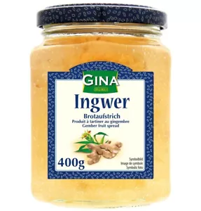 Gina Fruchtaufstrich Ingwer 400g aus Dänemark Ingwerfruchtaufstrich - Bild 1 von 1