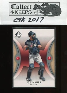 2007 SP auténtico #77 Joe Mauer (Mellizos de Minnesota) - Imagen 1 de 2