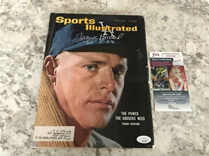 FRANK HOWARD AUTOGRAPH 1964 SPORTS ILLUSTRATED LOS ANGELES DODGERS JSA - Picture 1 of 1