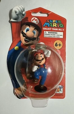 Minifigura sellada Super Mario Jumping Pose PopCo Collect Them All 2 1/2" Foto 1 de 4