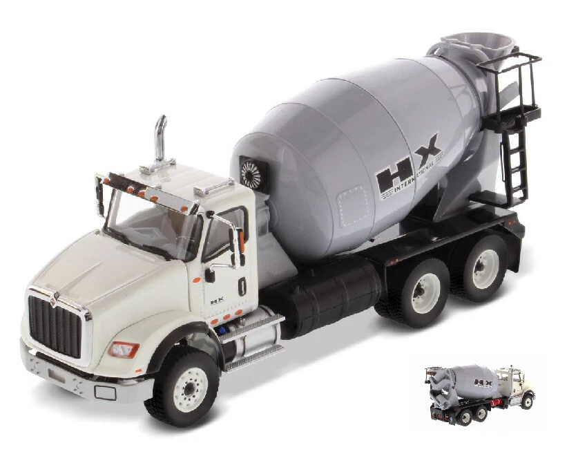 Hx615 Concrete Mixer White / Grey Camion Truck 1:50 Model DIECAST MASTERS - Immagine 1 di 1