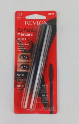 REVLON SO FIERCE! MASCARA EXTEND,LIFT & VOLUMIZE MULTILAYERED BRISTLES 702 BLACK - Image 1 of 4