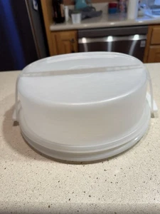 Vintage Tupperware Kuchenträger nie benutzt # 719-1. Komplett mit Griff! - Bild 1 von 5