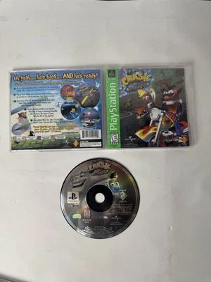 Crash Bandicoot Warped PS1 Sony PlayStation 1 Greatest Hits CIB Tested Complete - Image 1 of 4