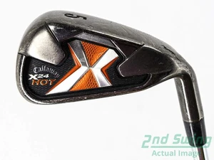 Callaway X-24 Hot Single Iron 5 Hierro Acero Uniflex Derecho 38,0 pulgadas - Imagen 1 de 9