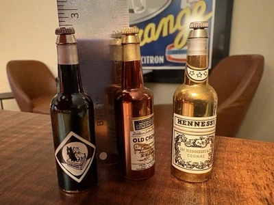 1950’s Hennessy, Old Crow & Black & White Whiskey Bottle-Openers: - Image 1 of 4