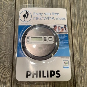 NEW Philips Portable MP3 WMA CD Player EXP2550 Jogproof Wired Earbuds Sealed - Picture 1 of 10