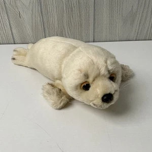 CUTE Save Our Space Soft Classics Cream Seal Pup Plush 2003 Stuffed Animal 12” - Picture 1 of 8