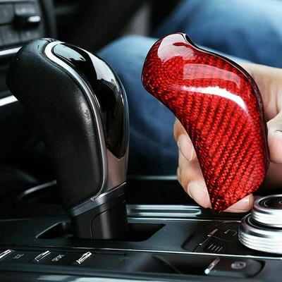 Real Carbon Fiber Gear Shift Knob Cover Fit for Maserati Levante 13-18 - Изображение 1 из 4