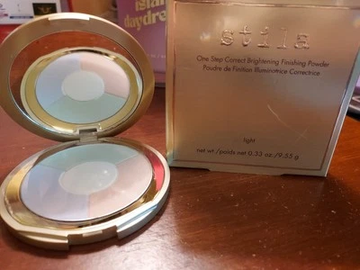 Stila One Step Correct Brightening Finishing Powder in Light .33 oz New in Box - Image 1 of 4