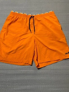 ELLESSE Badehose Herren XL orange mit gesticktem Logo Sommer Pool Strand - Bild 1 von 8