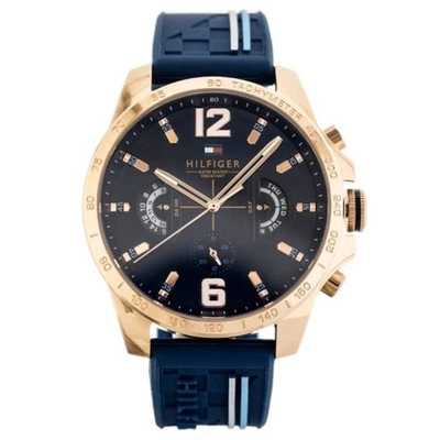 TOMMY HILFIGER Decker 1791474 Blue Dial Men's Watch 46mm - Image 1 of 4