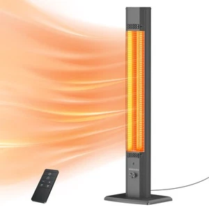 Outdoor Patio Heater with 9 Heat Levels,Space Heater for Garage Backyard Room... - Picture 1 of 6