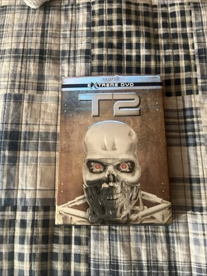 TERMINATOR 2 - Extreme Edition T2 (DVD, 2-Disc Set) STEELBOOK SLIPCASE METAL 3D - Image 1 of 3