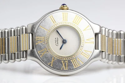 Cartier Must de Cartier 21 relógio feminino, aço inoxidável, 1340, #3 - Imagem 1 de 4