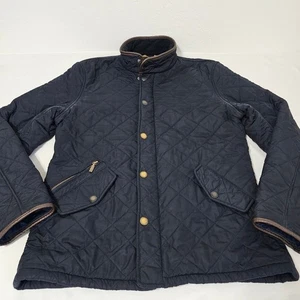 Barbour Herren Steppjacke Medium in Navy und Braun - Bild 1 von 8